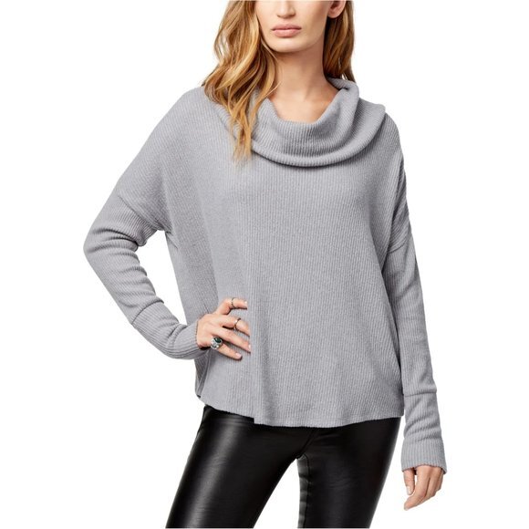 Lucky Brand Rib Knit Tulip Hem Pullover Top (NWT) - Picture 1 of 5